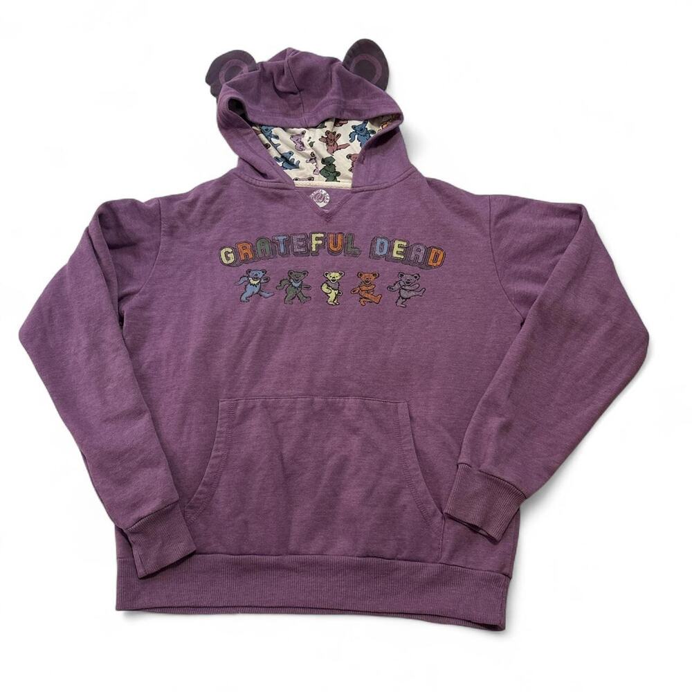 Purple grateful dead hoodie large